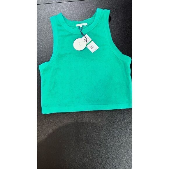 NIA LUCERNE TERRY TANK GREEN SIZE L P1-72 NEW - Picture 4 of 10
